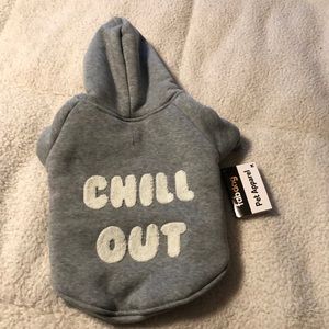 Small dog fleece hoodie